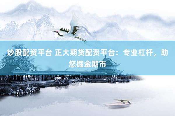 炒股配资平台 正大期货配资平台：专业杠杆，助您掘金期市