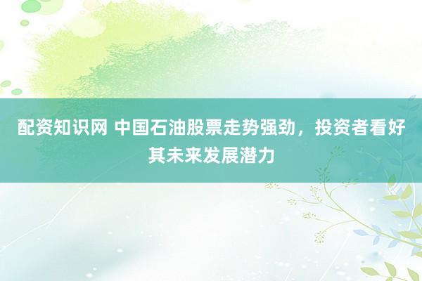 配资知识网 中国石油股票走势强劲，投资者看好其未来发展潜力