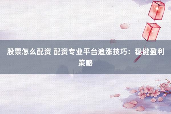 股票怎么配资 配资专业平台追涨技巧:稳健盈利策略